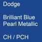 Preview: Dodge, Brilliant Blue Pearl Metallic, CH / PCH.